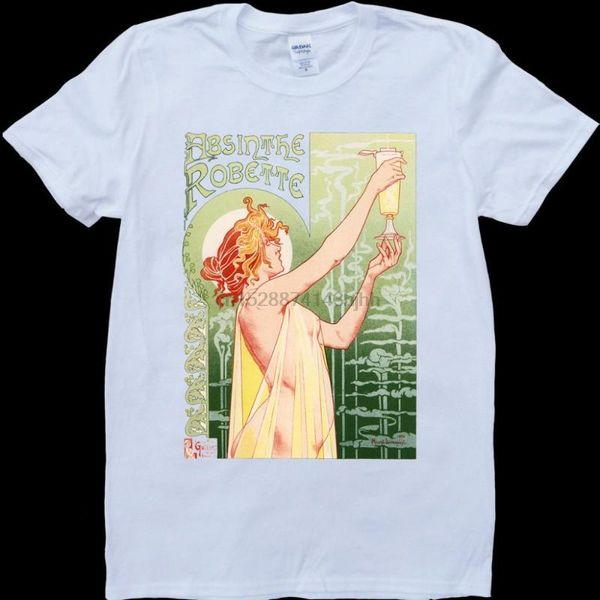 

2018 fashion 100% cotton slim fit absinthe white custom made t-shirt t shirt design, White;black