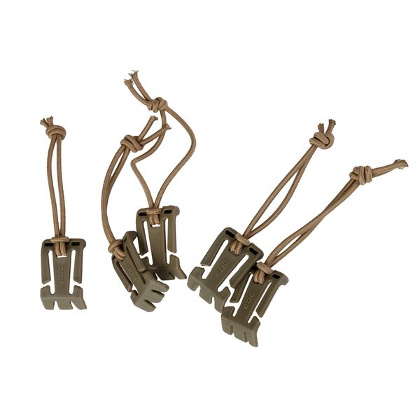 

5шт молл висит лямки пряжки клипы с эластичным шнуром хаки