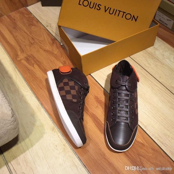 

l4 lv louis vuitton 2019 new fall sports leisure business british formal leather shoes size 38-44