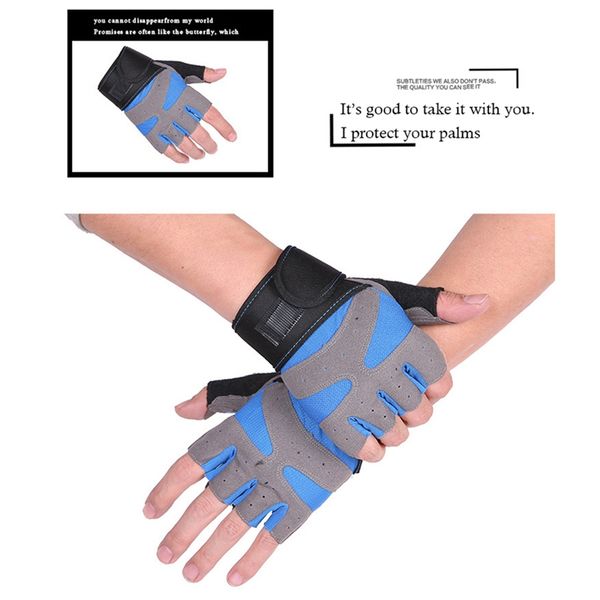 

multi colors sports exercise workout sport glove gym gloves fitness weight lifting gloves body building training 8z, Black