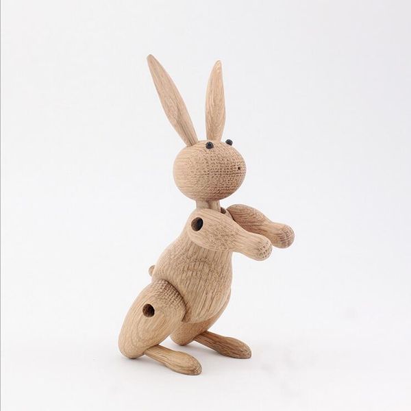

creative office home living room collection decor birthday gifts wooden toys kevinhart rabbit doll business present art crafts ornaments