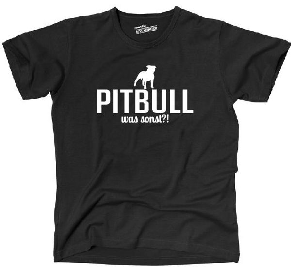 

print t-shirt mens short twilws t-shirt pitbull was sonst hunde hund wilsings siviwonder o-neck hipster tshirts, White;black