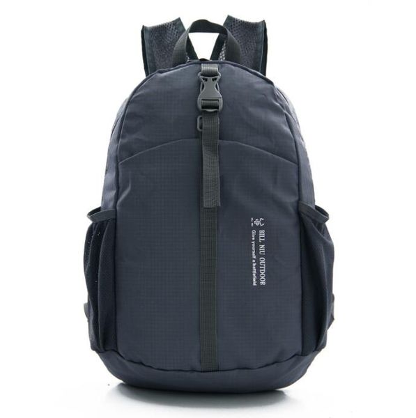 

dhl 50pcs backpack bag women polyester large capacity light waterproof foldable sport climbing storage bags 8colors