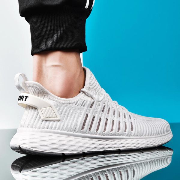

big size summer sneakers for running shoes man sport shoes women sports for male lightweight men's white tennis gym a650