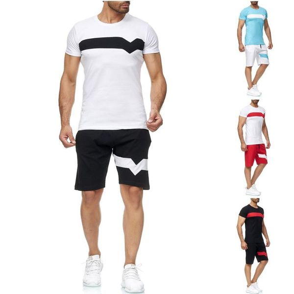 

men sportswear sport suits quick dry running sets clothes sports joggers training gym fitness tracksuits running set, White;black