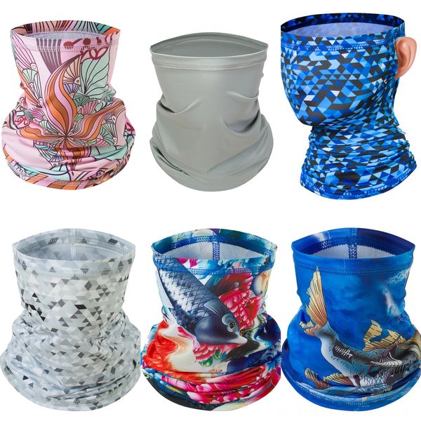 

yvwre 233 style mask headband bandana scarf men sea multifunctional seamless face printed tube ring scarf women shipping, Black