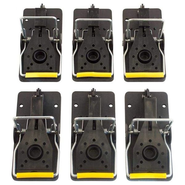 

mouse trap, reusable and easy to use snap traps, pack of 6 other garden supplies