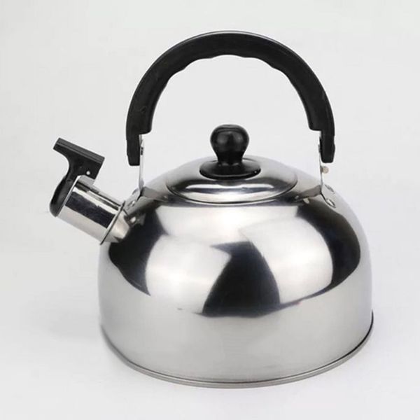 

hob kettle camping whistling kettle home portable electric stove gas boat 3l silver/ red/ blue fast boil