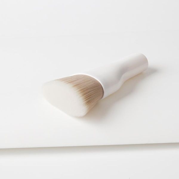 

3d white flat powder blush foundation contour loose powder soft brush professional portable short makeup brush cosmetic tslm1