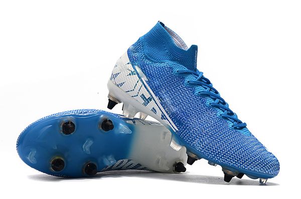 

2019 mens superfly 7 elite se fg soccer cleats cr7 neymar football boots bottom steel nail mercurial vapors 13 elite fgus6.5-11