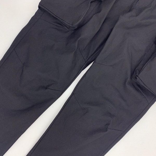 

топ комбинезоны оснастки брюки тренировочные брюки черный трехмерный карман женщины мужчины брюки модные брюки бегуны брюки спорт повседневн, Black