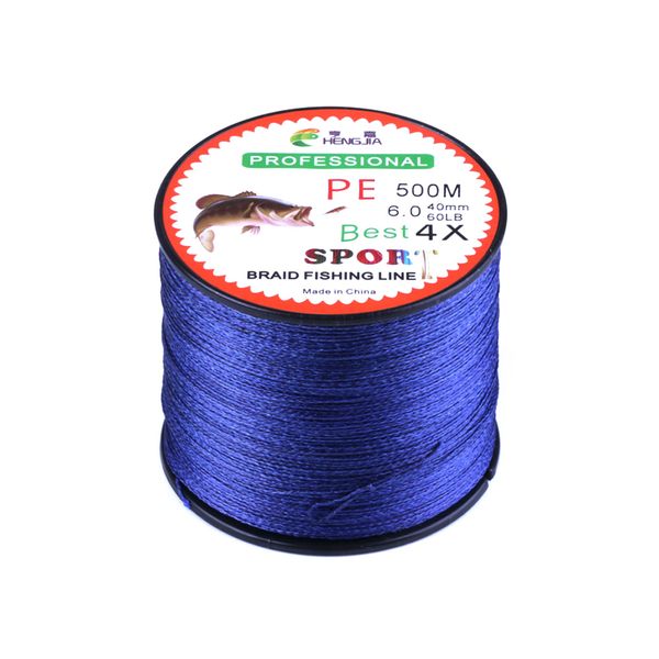 

hengjia new brand 500m utral-strong 4weaves braided pe fishing lines kite lines quality pike carp pesca fishing tackles