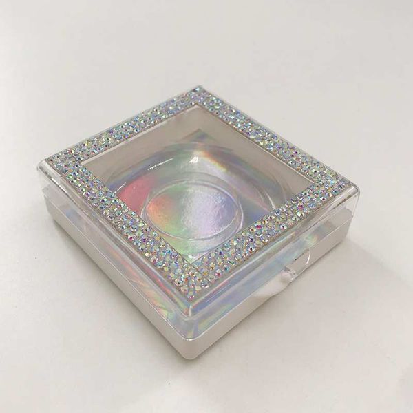

25mm 3d 27mm 3d mink eyelashes custom packaging empty glitter rhinestone box selling natural 5d mink false lashes