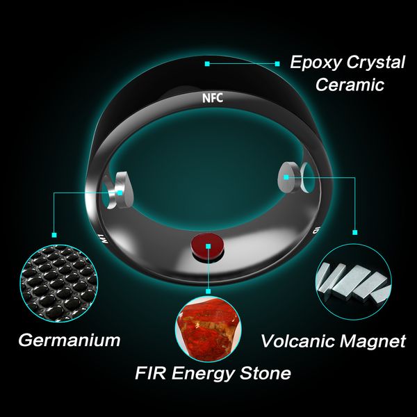 

смарт-кольца водонепроницаемый цифровой моды смарт-аксессуар управления интеллектуальный палец nfc смарт-кольцо женщины мужчины для android