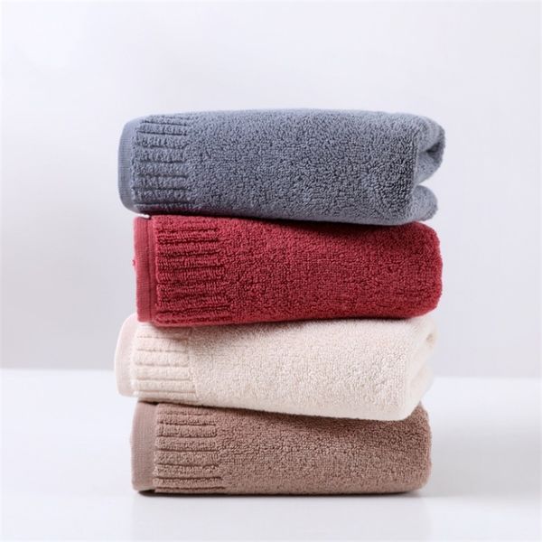 

32 strand cotton gift towel dark thick cotton towel 115g european and american models pure color wash towel