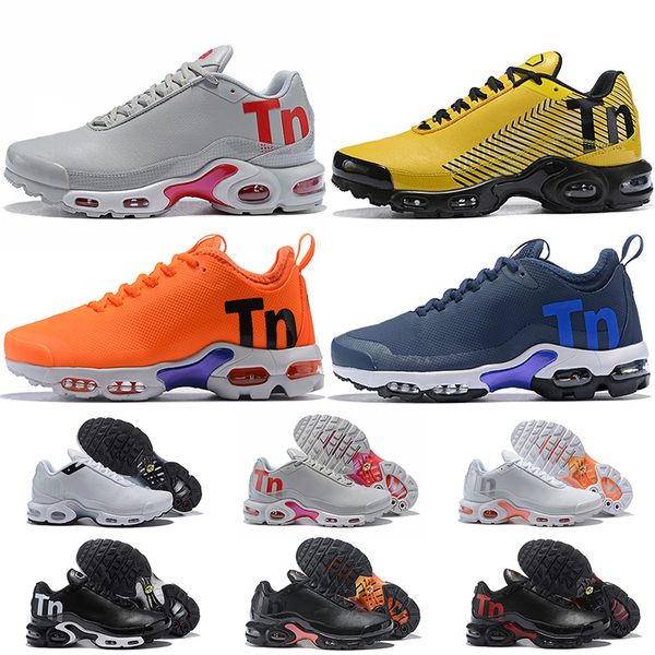 

fashion designer mercurial plus tn se ultra mens running shoes triple black white blue orange yellow tn shoes mens tns sports sneakers