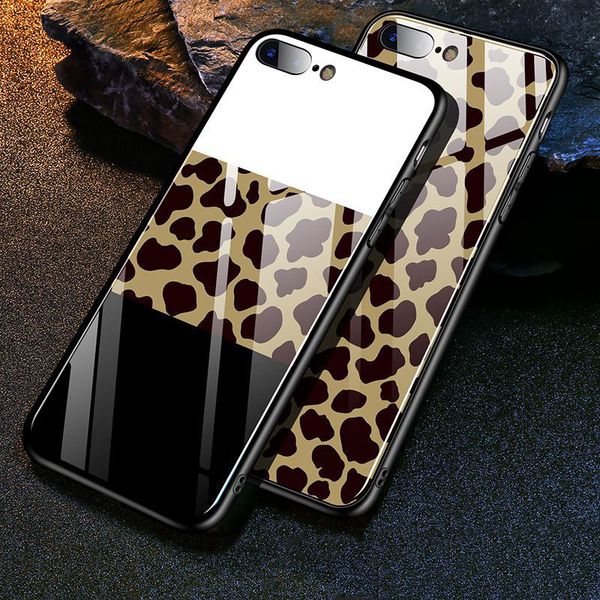 

[tongtrade] tempered glass case for iphone 11 pro x xs max 8 7 6s 5s plus xiaomi 10 custom leopard print marbling marble grain glass shell