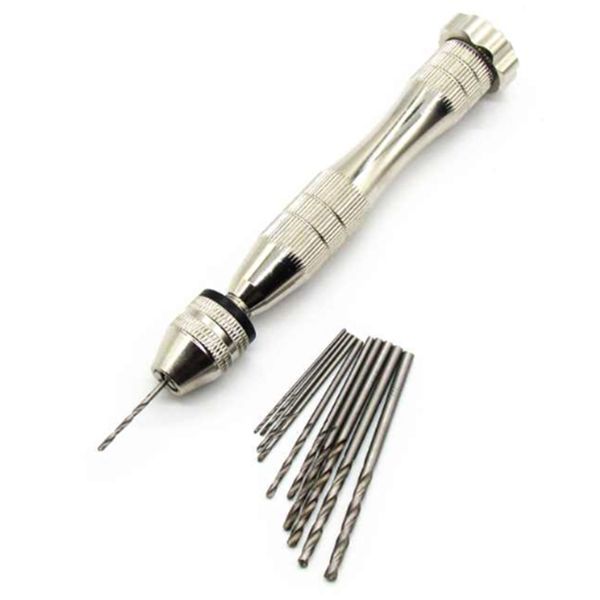 

mini metal hand drill with keyless chuck twist drill woodworking drilling tool