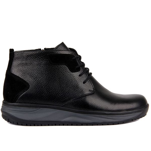

sail-lakers men leather boots, Black