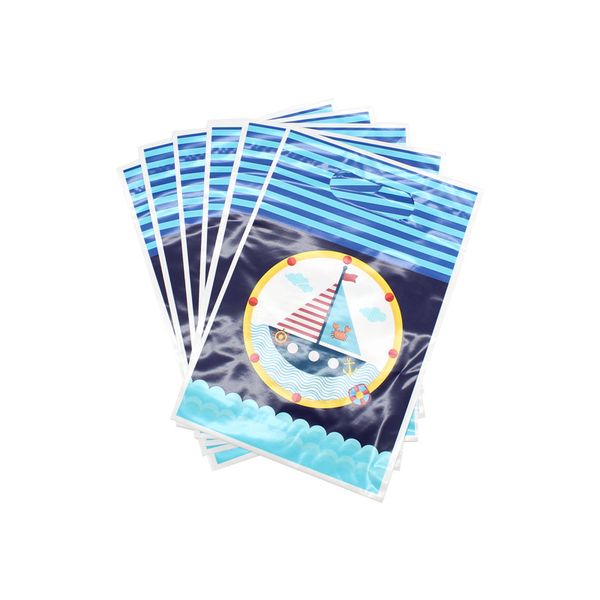 Compre 6 Unids Tema Nautico De Dibujos Animados Barco Bolsas De