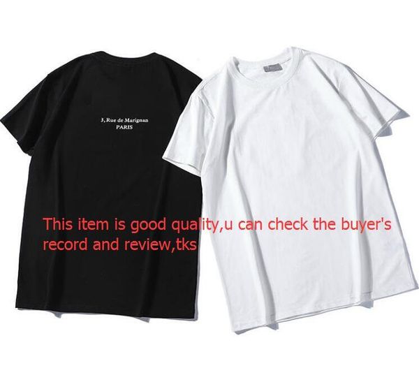 

новый прибывший mens конструктора тенниски вскользь mens сыпучие brand тройники с буквами печать короткие рукава luxury mens t shirt размер, White;black