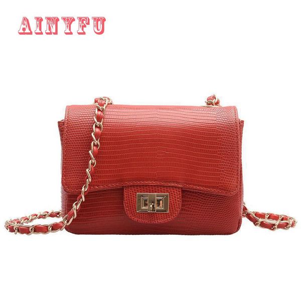 

women shoulder bag 2020 new korean wild handbag vintage square messenger bag fashion tide chain women crossbody b807