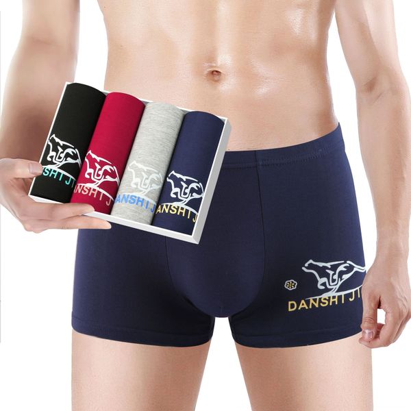 

imvki модальные четыре сезона дышащий боксер четыре угловые сумка мужские нижнее белье мужские модальные четыре сезона дышащий боксер трусы, Black;white