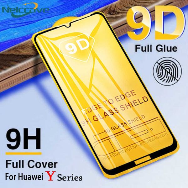 

9d temperate glass tempered glass screen protector for huawei and 2019-2015 y3 y5 y7 protective film ing