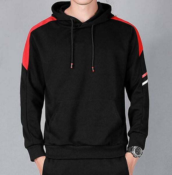

size -5xl designer hoodies for mens streetwear with branded letters luxury hooded sweatshirts streetwear men clothing, Black