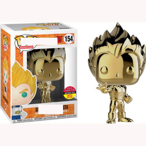 

funko pop dragon ball z super saiyan vegeta 154# vinyl action figure collection model toy christmas gift
