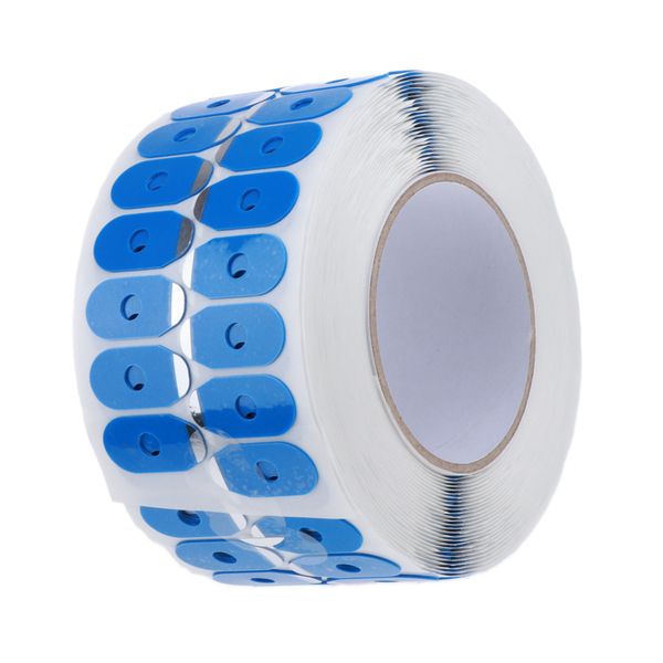 

1000pcs eyewear glasses lens edging anti-slip blocking sticker pad double side - high viscosity, good rentention blue