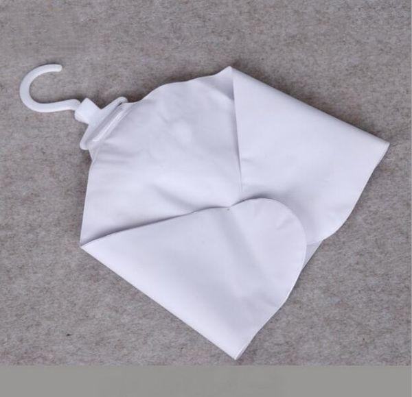 

5 x gray white pvc plastic inflatable portable clothes hangers triangular rack party favors for outdoor travel l office use