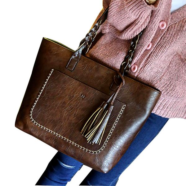 

bags for women 2018 luxury handbags women bags designer brand famous shoulder pu leather tassel bag bolsos mujer sac a main