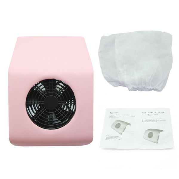 

Nail Art Vacuum Cleaner for Gel Polish Glue Nail Fan Dust Suction Collector Manicure for Nail art Manucure Machine Pedicure Tool, Black