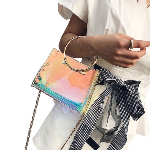 Sacs /à Main Femme 2019 Sacs /à Bandouli/ère Transparents Pour Femme Au Laser /à La Mode Pour Femme
