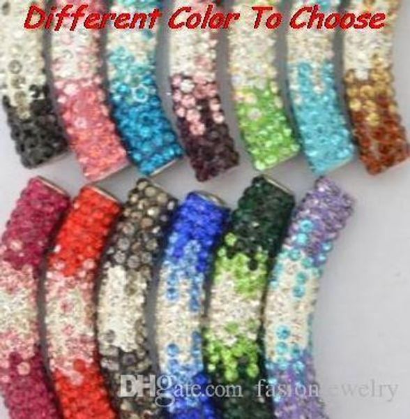 

ld342 20 шт./лот 45 см смешанный многоцветный горный хрусталь микро проложить cz кристалл постепенное изменение кристалл трубки длинные труб, Crystal