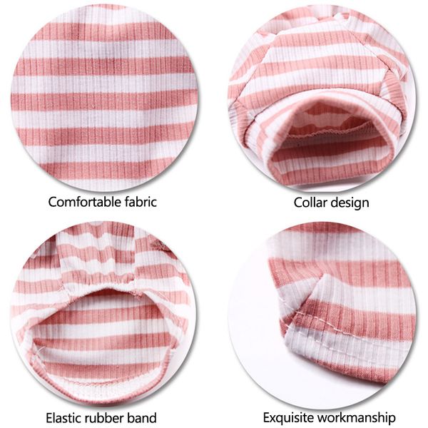 

dog clothes striped dog shirts for small medium dogs autumn winter pet clothing for yorkies chihuahua clothes dog clothing 11b2