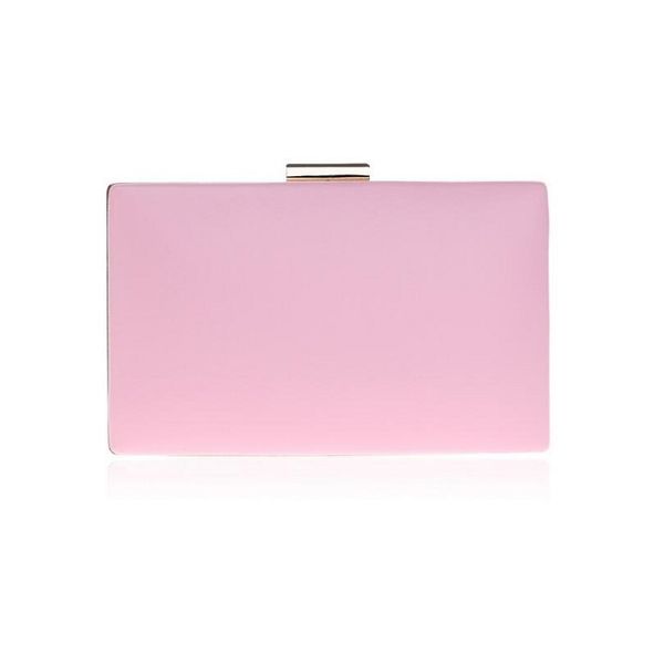 

2018 new luxury european and american women box clutch bag simple style evening bag fashion shoulder envelope for wedding