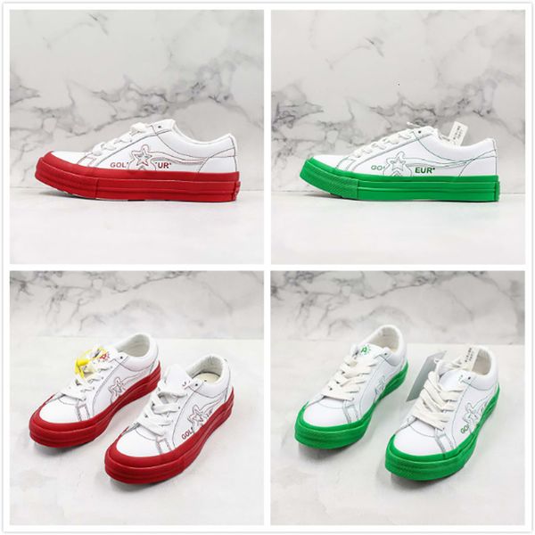 

tyler the creator x one star ox golf le fleur designer sneakers for street wearing skateboarding fashion sport shoes for men women