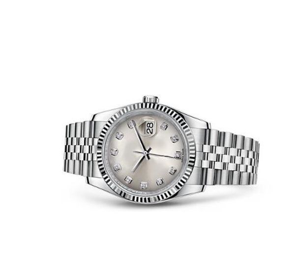 

women watch lady size 26mm date girl sapphire glass wristwatch automatic mechanical movement watches, Slivery;golden