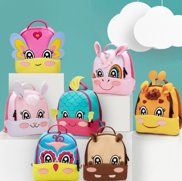 

детский сад детский 3d животных рюкзак водонепроницаемый schoolbag ранец мальчики девочки дети мультфильм мешок школы
