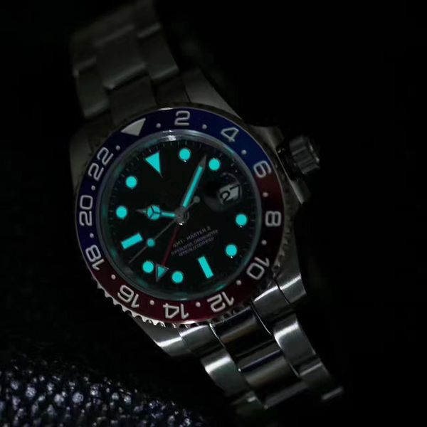 

Factory 40mm greenwich tandard ba el 126710 pep i 316l teel wi eta2836 automatic machinery men 039 watch apphire gla
