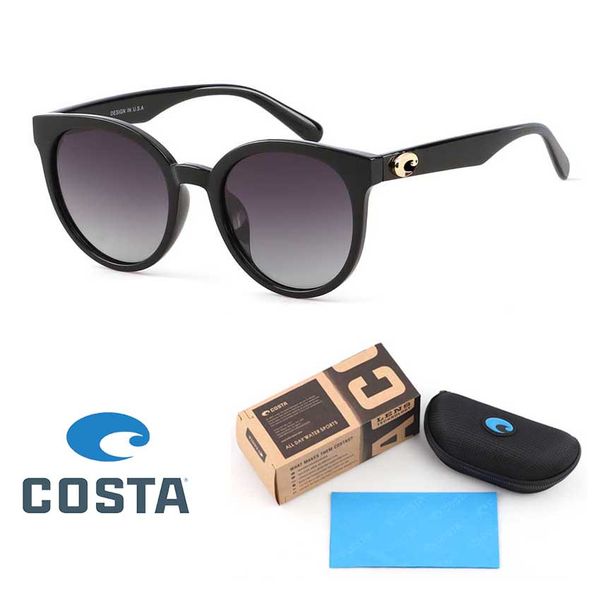 

Costa Brand Designer Classic Round Sunglasses Women Men Retro polarized Sun Glasses Candy Color Eyewear Frame UV400 Shades with Retail box