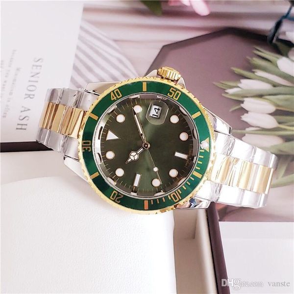 

Sliding clasp luxury men's watch with lock automatically looks at 116610lv class green wristwatch 1