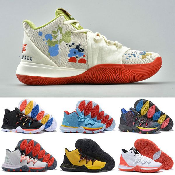 

designer 5 pe little mountain concepts cny ikhet neon blends taco chaussures de basket ball mens trainers sneakers zapatillas kyrie 7-12