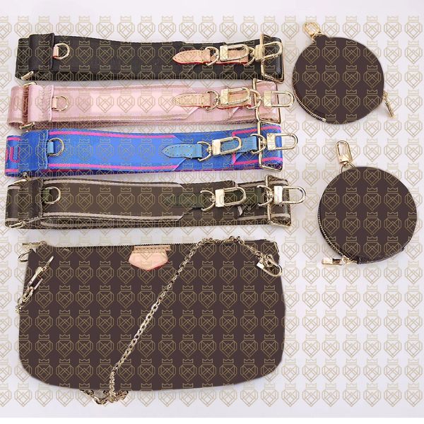 

три сумки multi pochette accessoires m44813 m44823 m44840 карманы крест тела сумка женщины сумочка кошелек сумка кошелек для монет m44797 lo