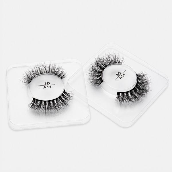 

thick mink false eyelashes reusable false eyelashes messy popular makeup tools maquillaje