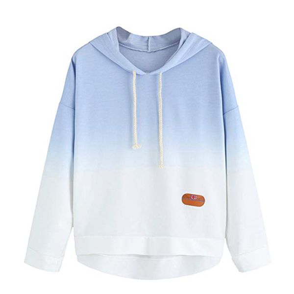 

women's hoodie sweatshirt jumper harajuku printed patchwork sweatshirt long sleeve pullover blouse sudadera mujer moletom, Black