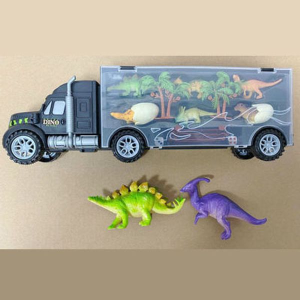 

children dinosaur toys kids dinosaur transport container truck child container storage small dinosaurs trucks 2020 new popular creativity