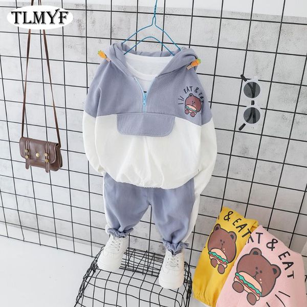 

ребенок мальчик/девочка 2 пк/комплект прекрасный досуг толстовка и брюки носить 20200314-6, White